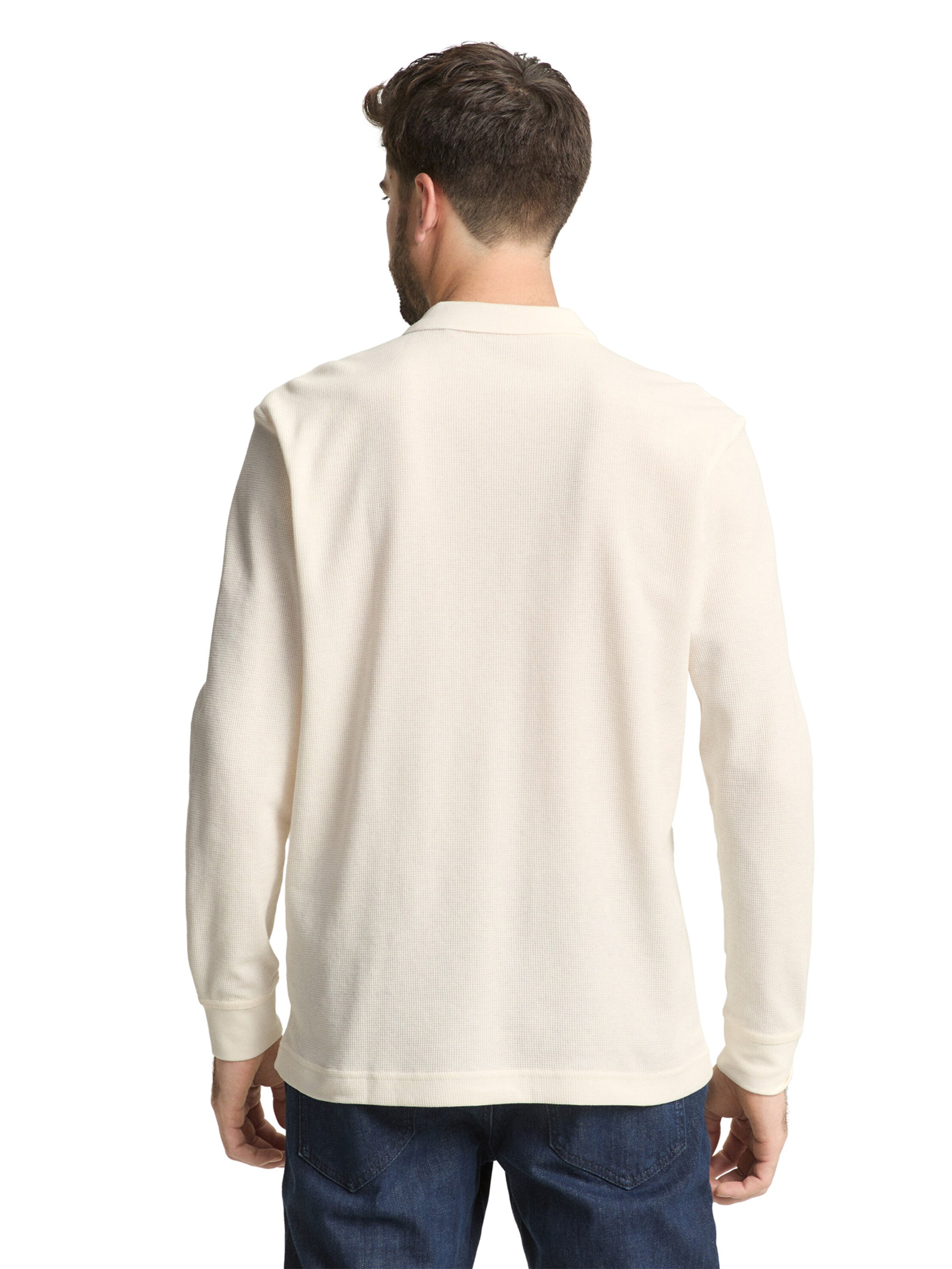 TOM TAILOR Poloshirt in Weiß