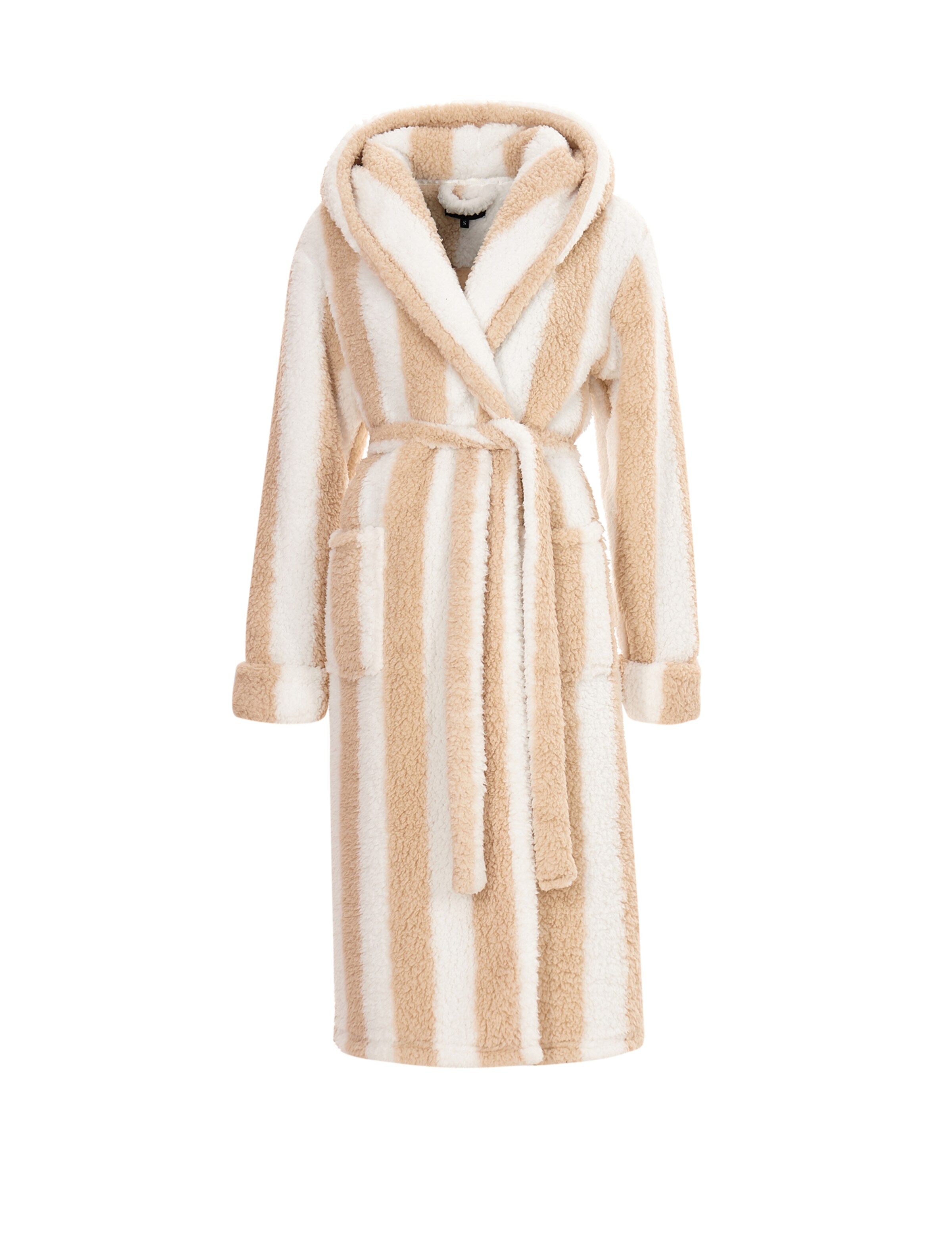 Loungeable Long Bathrobe in Grey: front