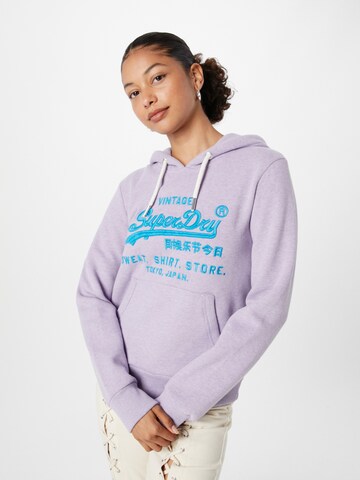 Superdry Sweatshirt i lilla: forside