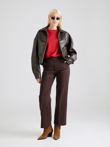 PIECES Shirt 'RIA' in Rood