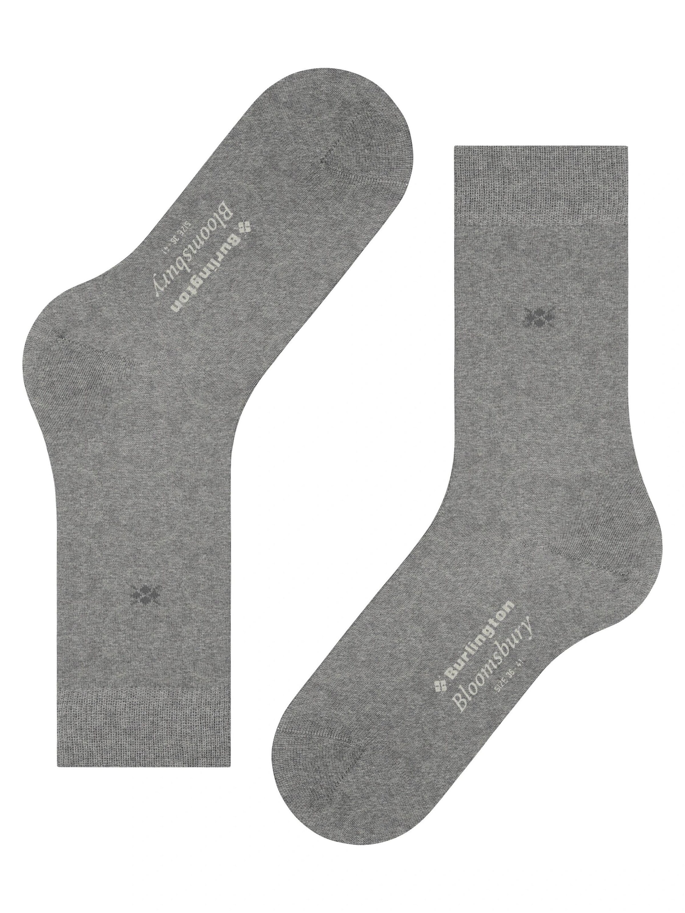 BURLINGTON Socks 'Bloomsbury' in Grey