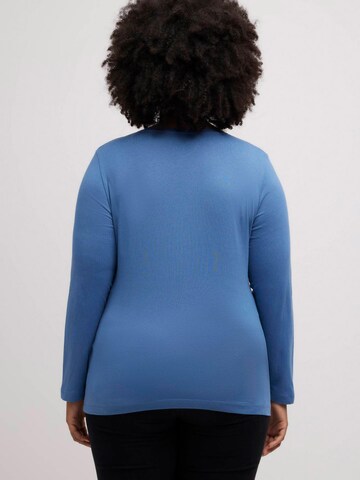 Ulla Popken Shirt in Blauw