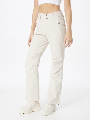 PROTEST Regular Workout Pants 'CINNAMON' in White: front