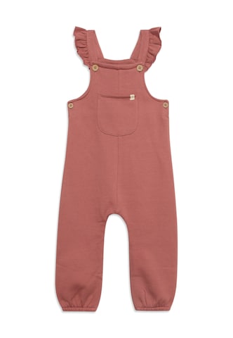 Lil'Atelier Tapered Hängselbyxa 'NBFKILANO' i rosa: framsida