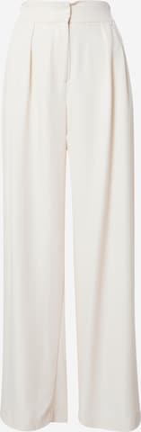 Guido Maria Kretschmer Women - Pierna ancha Pantalón plisado 'Rabea ' en blanco: frente