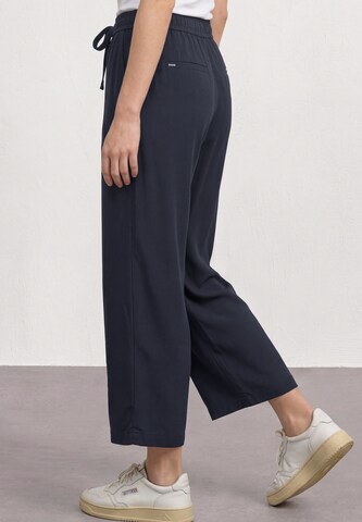 STREET ONE Wide Leg Hose in Blau
