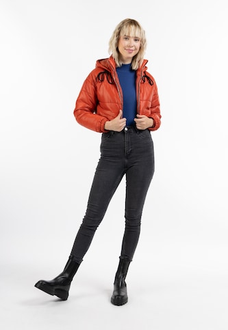 MYMO - Casaco de inverno em laranja