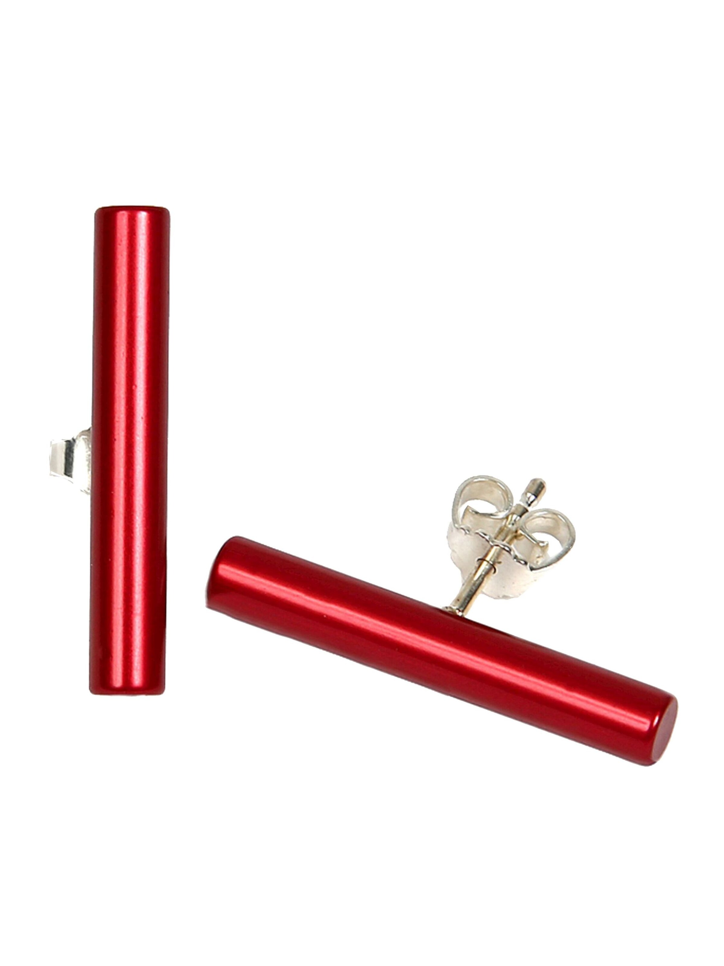 DeMarie Earrings in Red: front