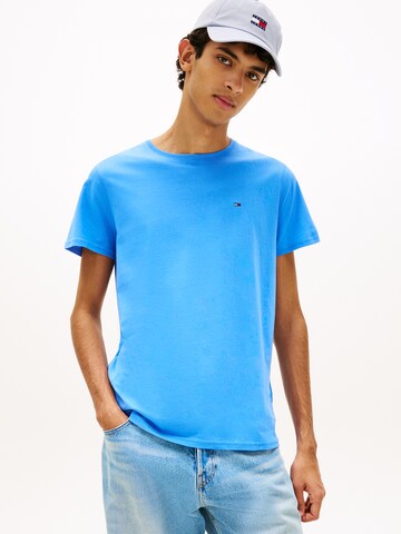 T-Shirt Tommy Jeans en bleu : devant