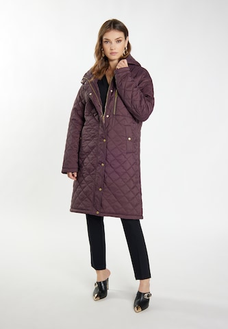 Manteau mi-saison 'Tylin' faina en violet : devant