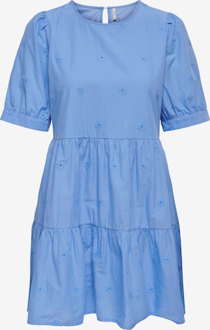 Robe 'Pernille' ONLY en bleu : devant