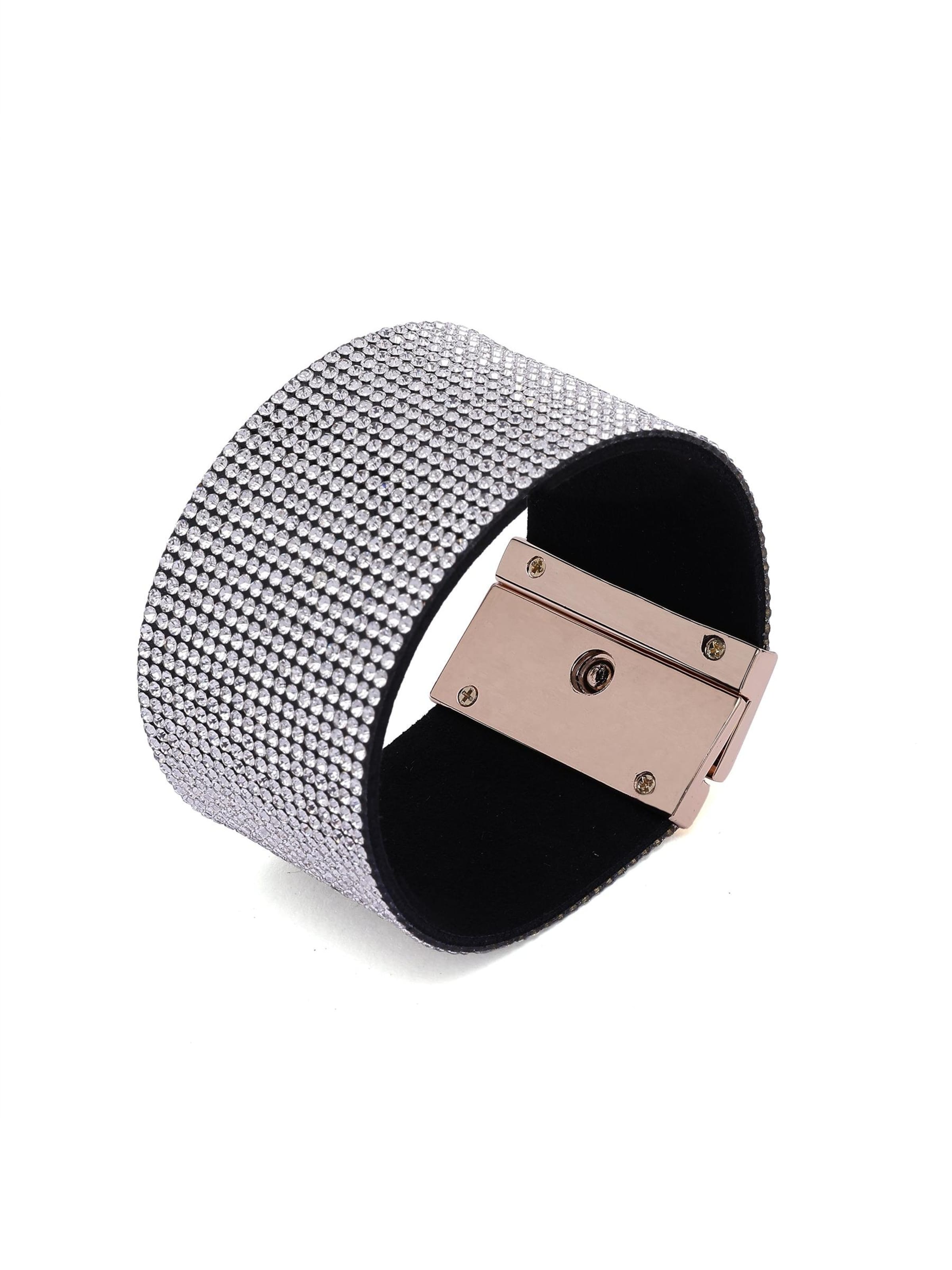 Braccialetto 'Diva' di AVANT-GARDE PARIS in bianco: frontale