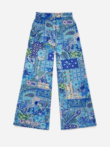 Introvertie VIENNA Wide leg Broek 'Johnny' in Blauw: voorkant