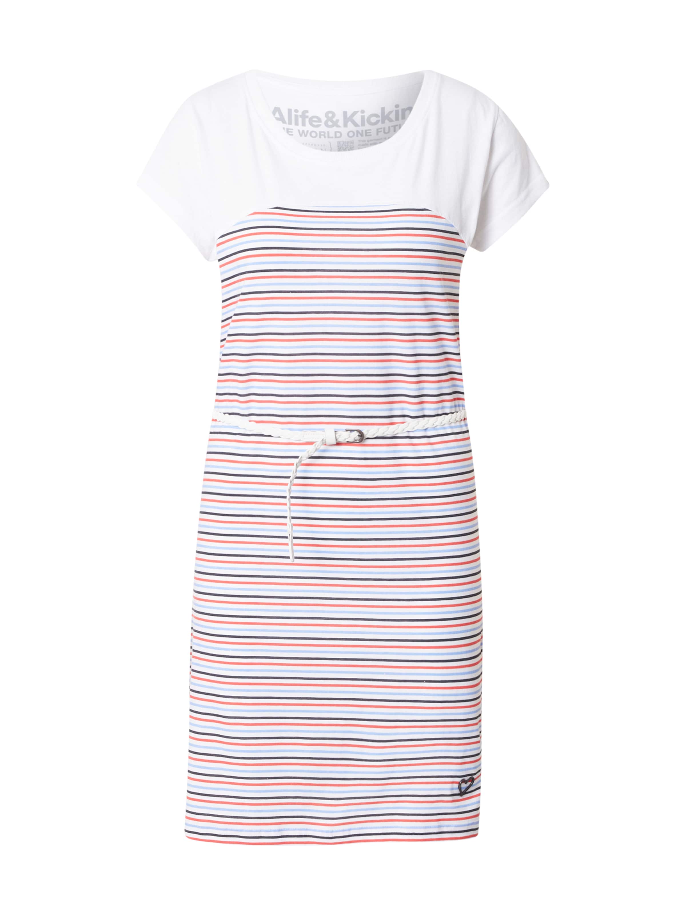 alife & kickin Kleid 'ClariceAK' in Weiß: Vorderseite
