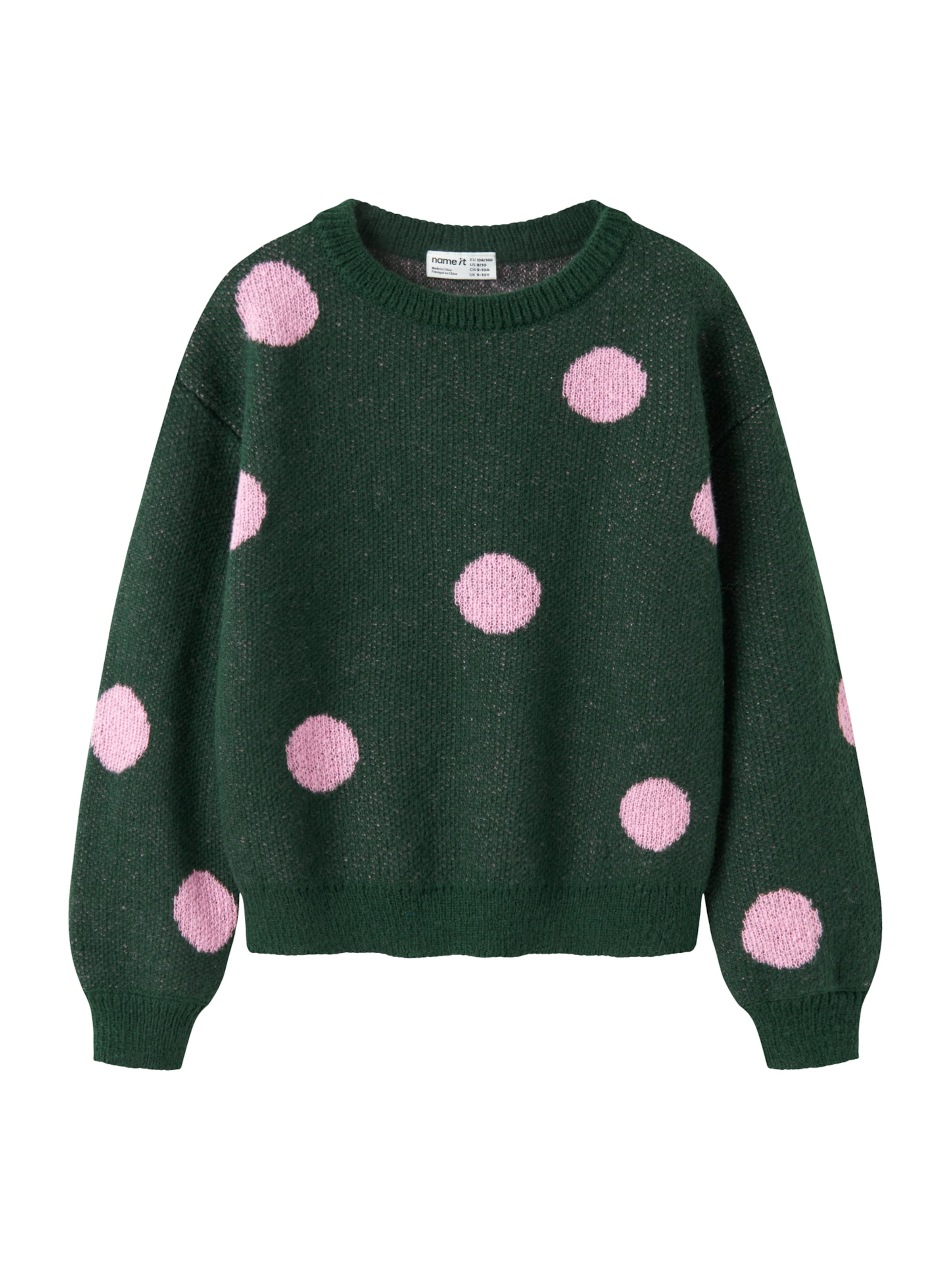 NAME IT Sweater 'NKFOLISA' in Green: front