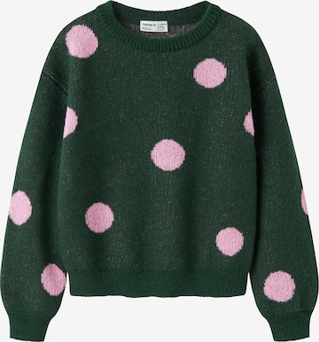 NAME IT Sweater 'NKFOLISA' in Green: front