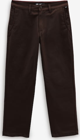 Loosefit Pantalon chino VANS en marron : devant