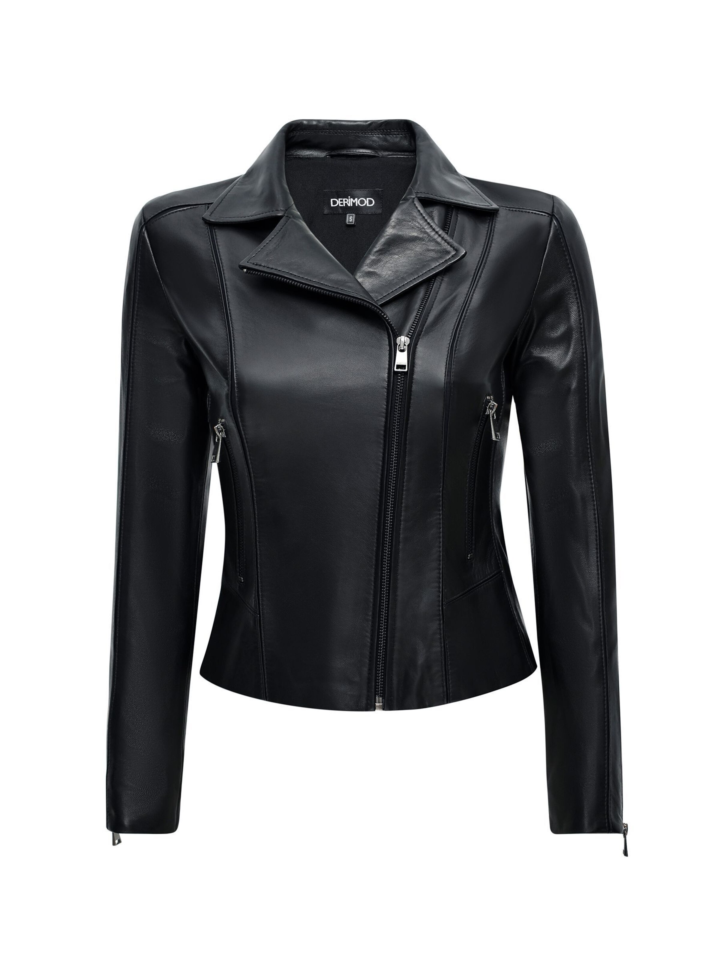 Derimod Tussenjas in Zwart: voorkant