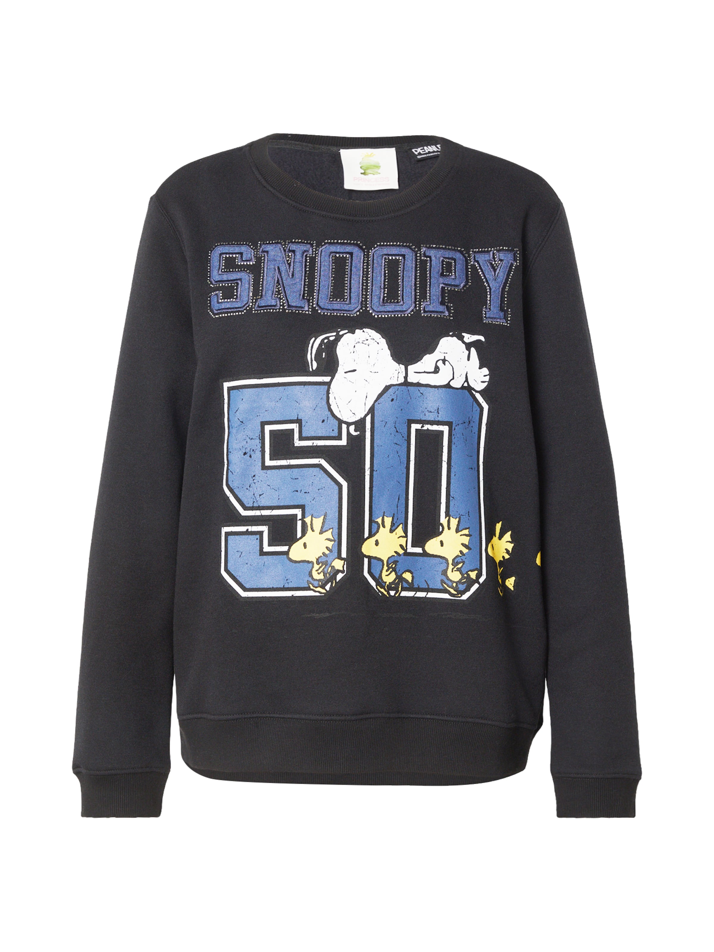 PRINCESS GOES HOLLYWOOD Sweatshirt in XS in de kleur Blauw / Zwart, Productweergave