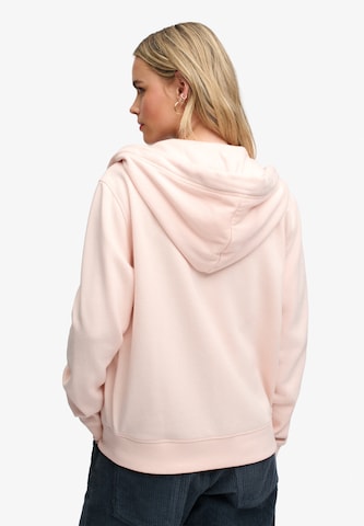 Superdry & Co Ζακέτα φούτερ σε ροζ
