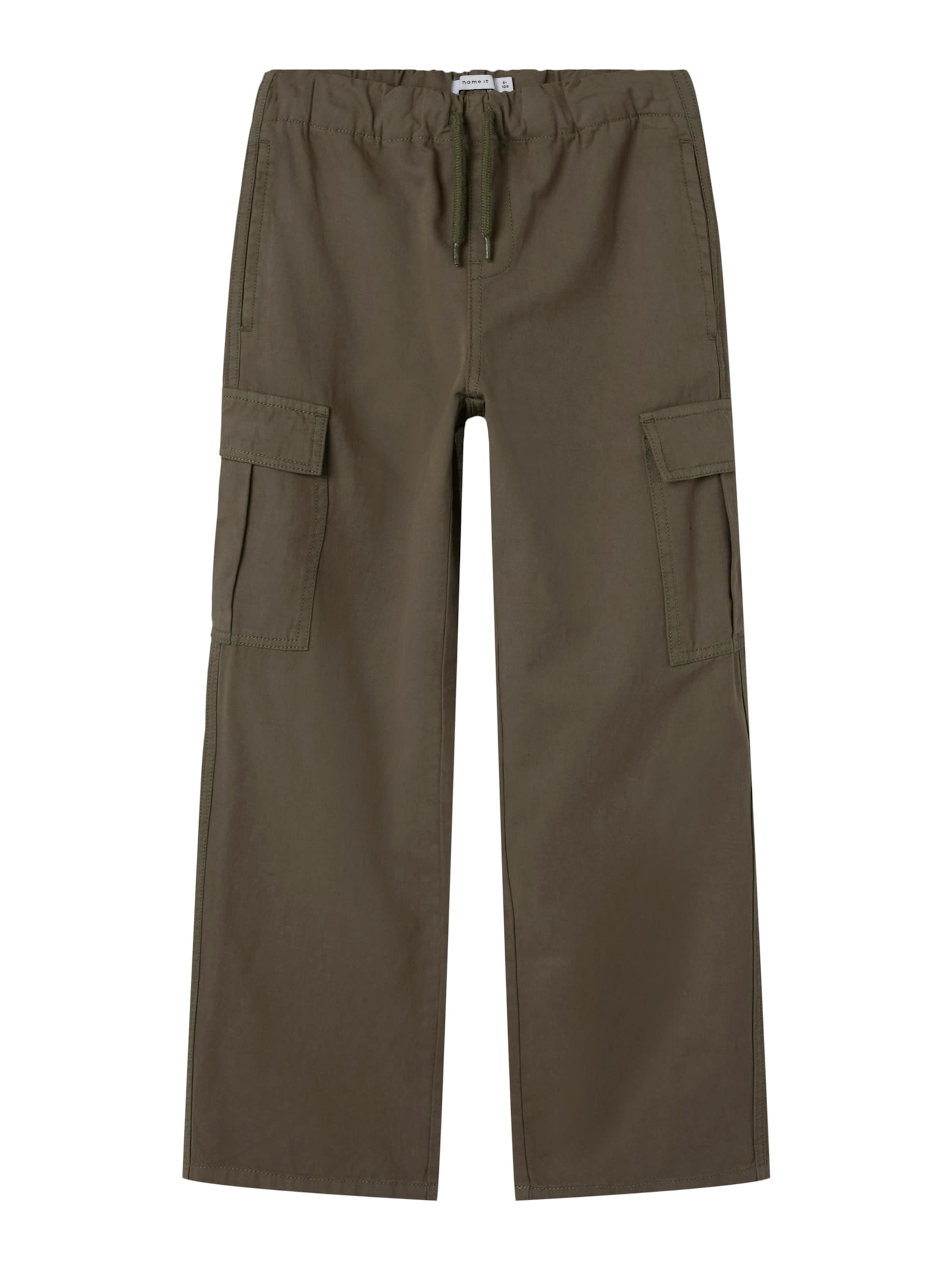 Regular Pantaloni 'NKMRYAN' de la NAME IT pe verde: față