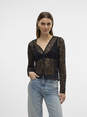 VERO MODA Cardigan 'VMAnna' i sort: forside