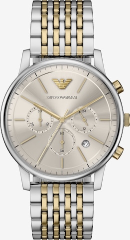 Emporio Armani Analoguhr in Gold: Vorderseite