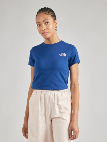 THE NORTH FACE Футболка в Синий: спереди
