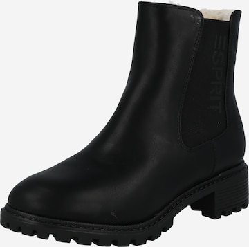 ESPRIT Chelsea Boots in Black: front