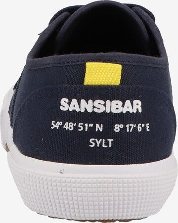 SANSIBAR Athletic Lace-Up Shoes in Blue