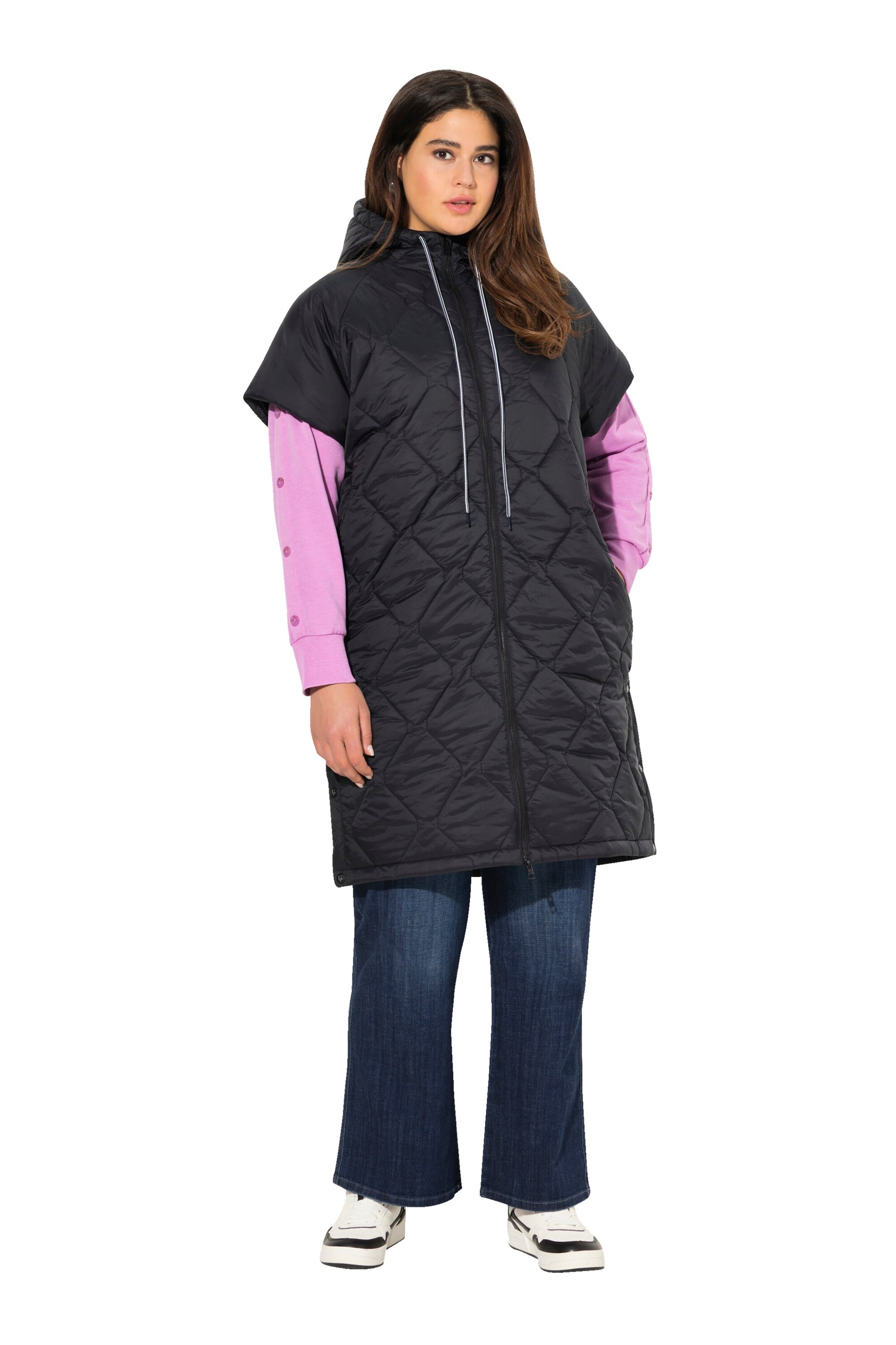 Ulla Popken Vest in Black