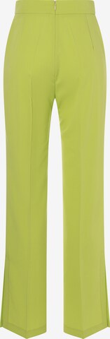 Ana Alcazar Regular Pleated Pants ' Ribora ' in Green