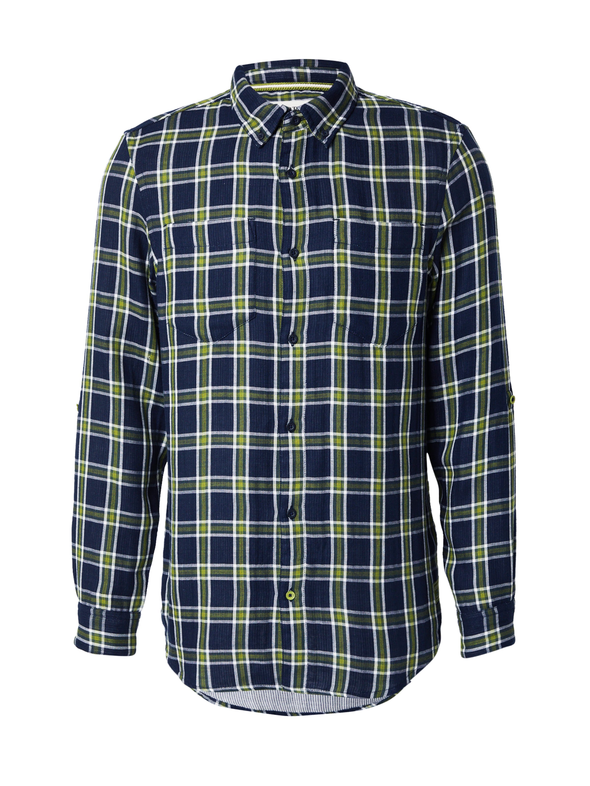 SCOTCH & SODA Button Up Shirt in Night blue / Kiwi / White, Item view