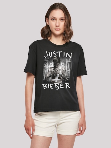 F4NT4STIC Shirt 'Justin Bieber Purpose Album Cover' in Zwart: voorkant