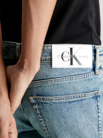 Calvin Klein Jeans Slimfit Kavbojke 'SLIM' | modra barva