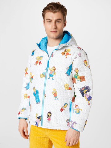 LEVI'S ® Vinterjakke 'The Simpsons™ x Levi's® Men's Reversible Packable Jacket' i hvit: forside