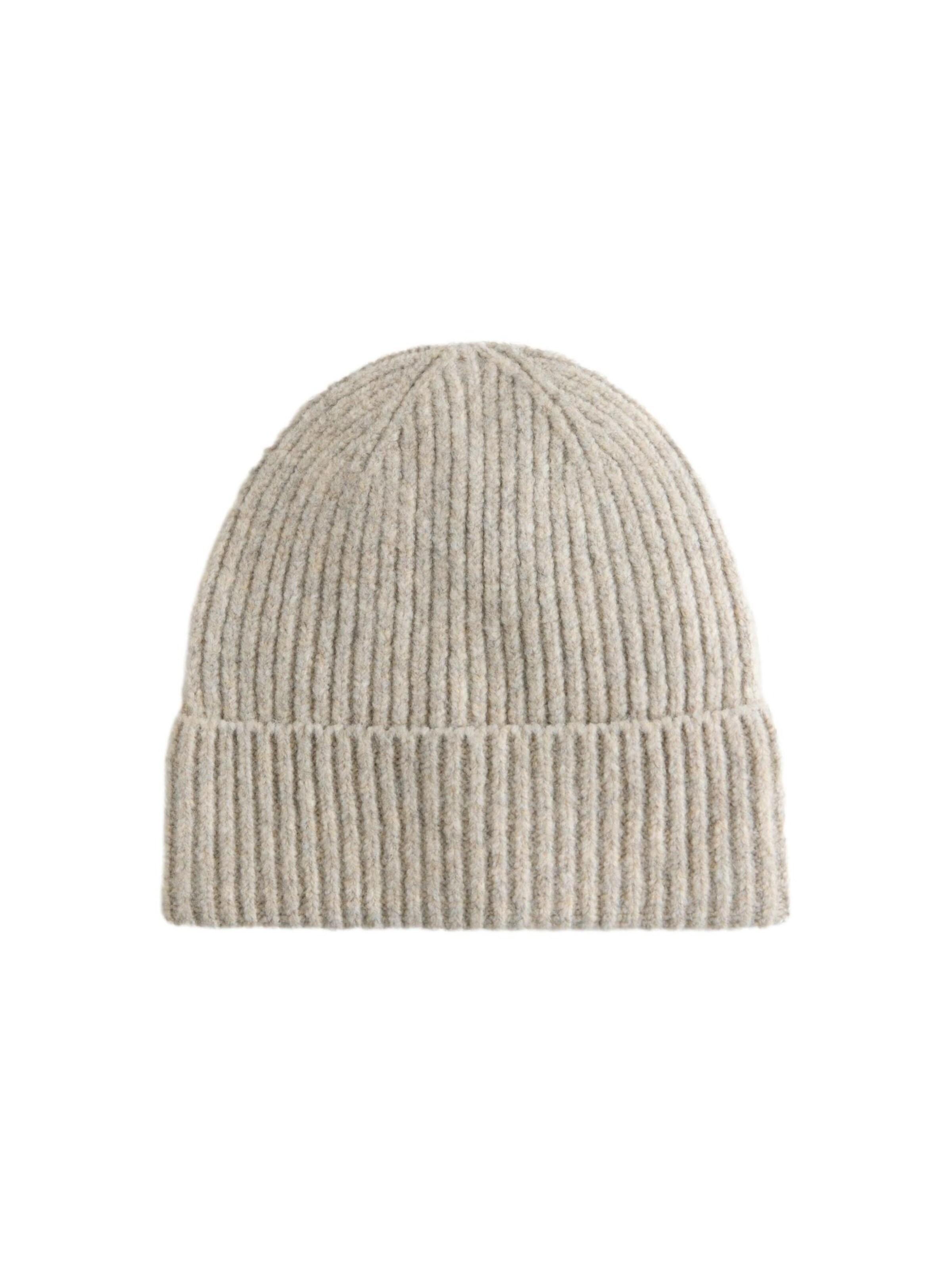Next Bonnet en 50 en beige chiné, Vue avec produit