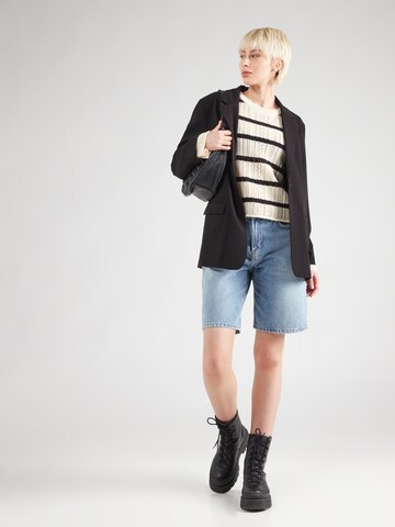 PIECES - Jersey 'PCNUKA' en beige