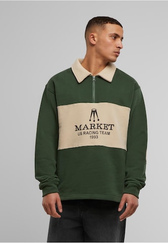 MARKET Sweatshirt 'Team Racing' in Grün