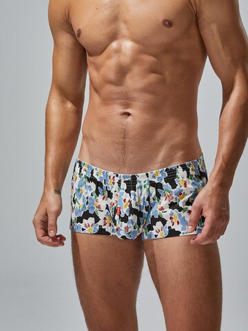 SEOBEAN Boxer shorts 'Tropical' in Blue
