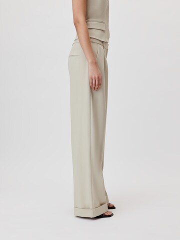 LeGer by Lena Gercke Loose fit Pleat-front trousers 'Silva Tall' in Beige