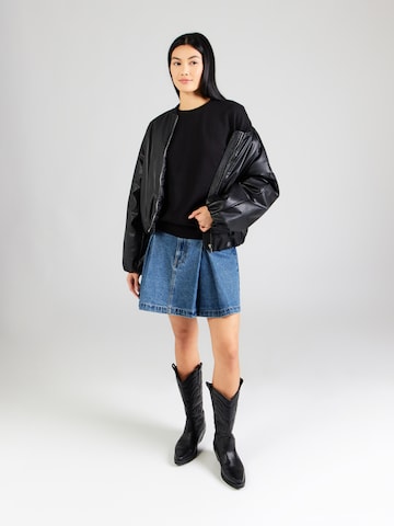 juoda Calvin Klein Jeans Megztinis be užsegimo