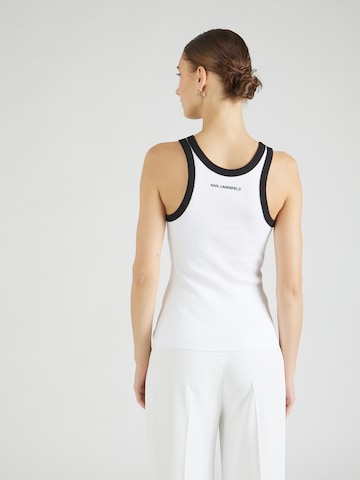Top di Karl Lagerfeld in bianco