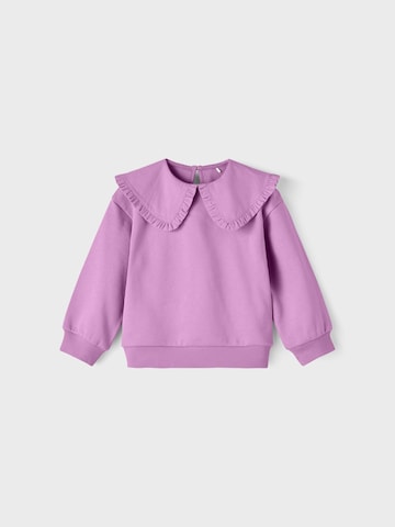 NAME IT - Sweatshirt 'Nanna' em roxo