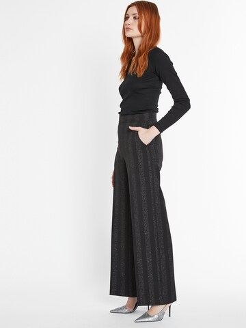 Ana Alcazar Wide Leg Hose 'Samsa' in Grau