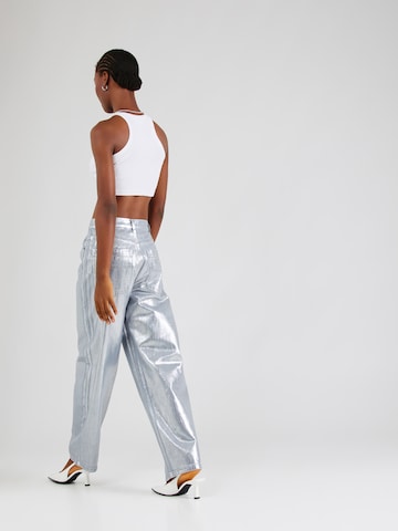 TOPSHOP Štandardný strih Džínsy - Sivá