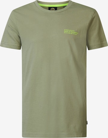 T-Shirt 'Coraluxe' Petrol Industries en vert : devant