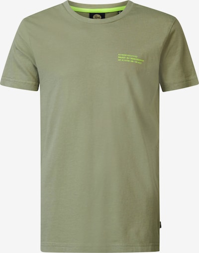 Petrol Industries Shirt 'Coraluxe' in de kleur Geel / Groen, Productweergave