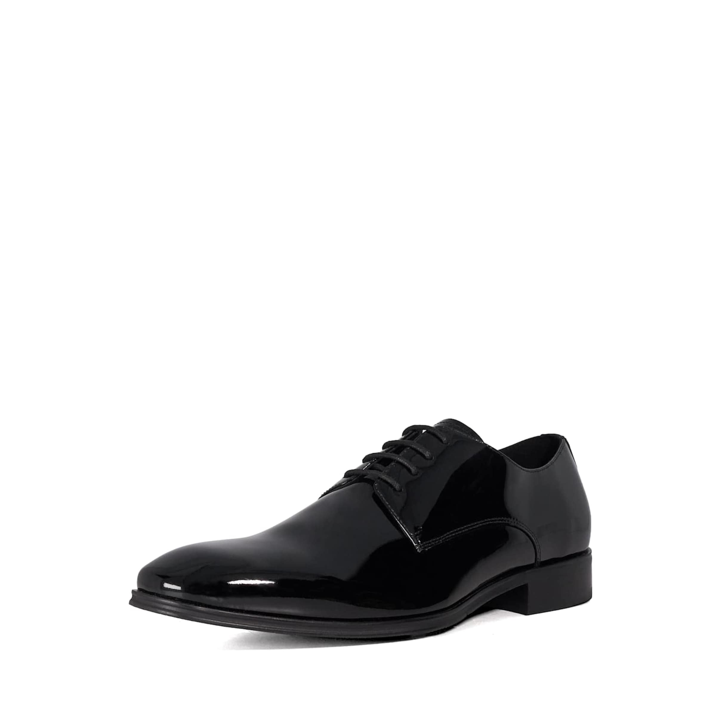 Chaussure à lacets 'Gibson' Dune LONDON en noir : devant