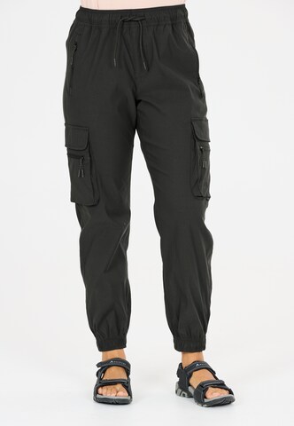 Whistler Regular Sportbroek 'Portus' in Zwart: voorkant